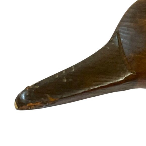Vintage Wooden Duck Decoy – Hand-Carved by Creations by Branford – Rustic Folk A - Picture 3 of 9